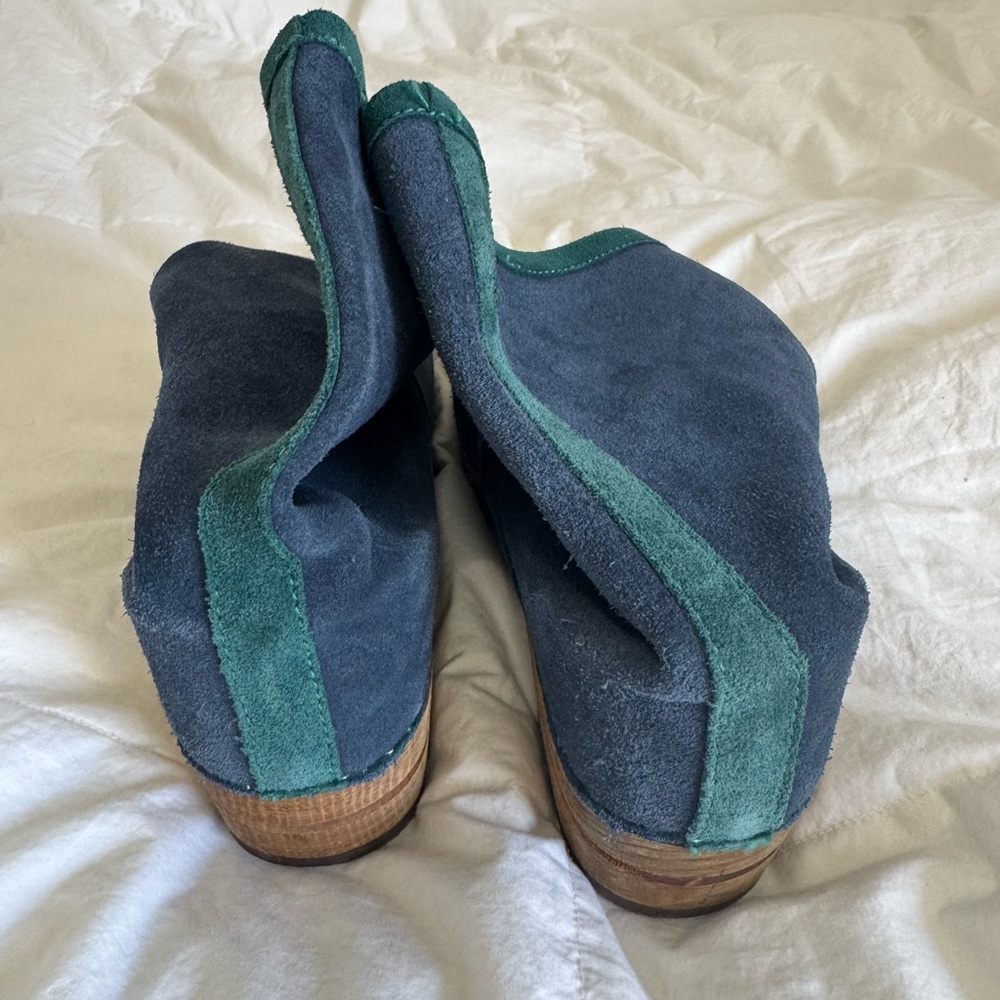 Sanita Blue Suede Boots, size 38 - Picture 10 of 10